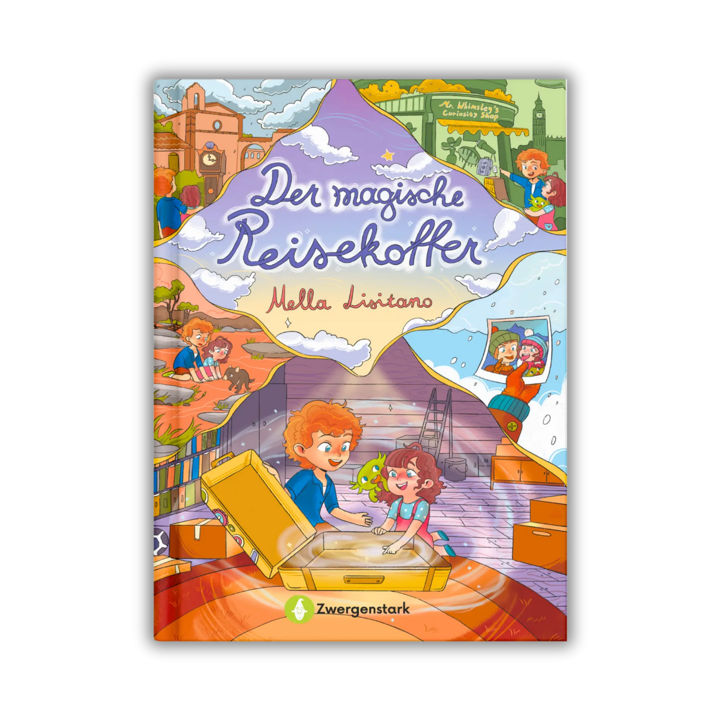 Frontcover vom Kinderbuch "Der magische Reisekoffer", ein Vorlesebuch für Kinder ab 6 Jahren