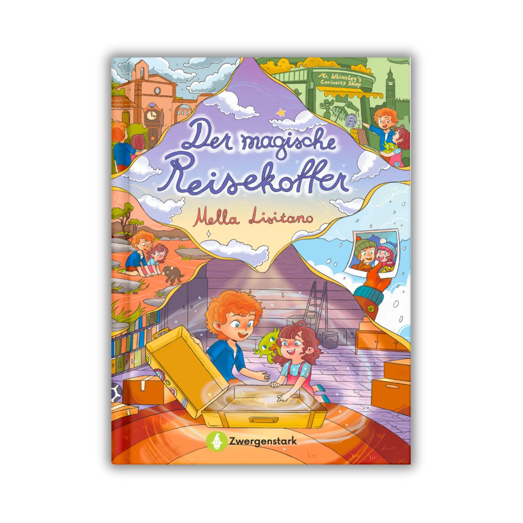 Frontcover vom Kinderbuch "Der magische Reisekoffer", ein Vorlesebuch für Kinder ab 6 Jahren
